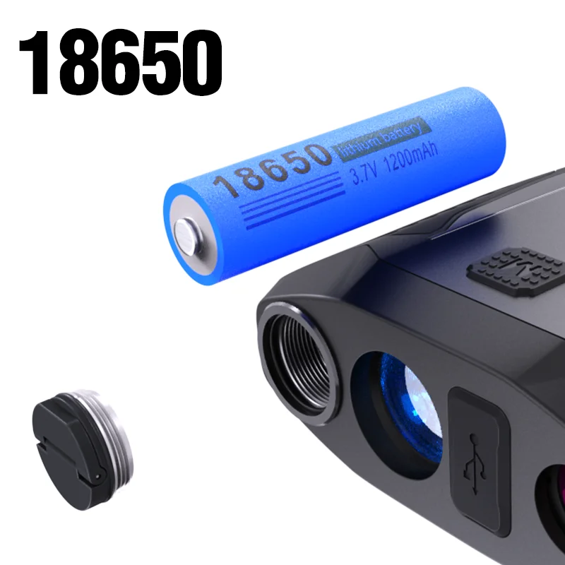 Long Ranging Distance Meter 4000M Rechargeable Laser Rangefinder Hunting 7X Magnification