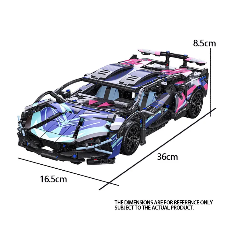 

Новый спортивный автомобиль Cyber Lamborghini 2025 года, масштаб 1:14, сборка игрушечного автомобиля, модель игрушечного автомобиля, подарок на день рождения для мальчиков.