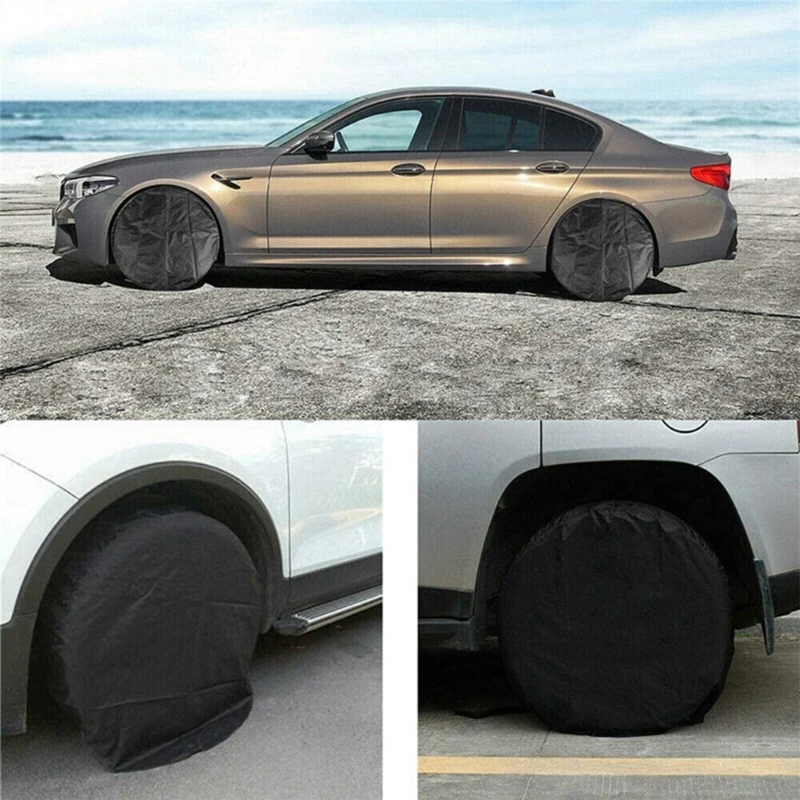 Spare Wheel Bag Waterproof-Sun 4 Season Protective Cover Tote Protector  for RV-Camper Trailer Car Styling Motorhome