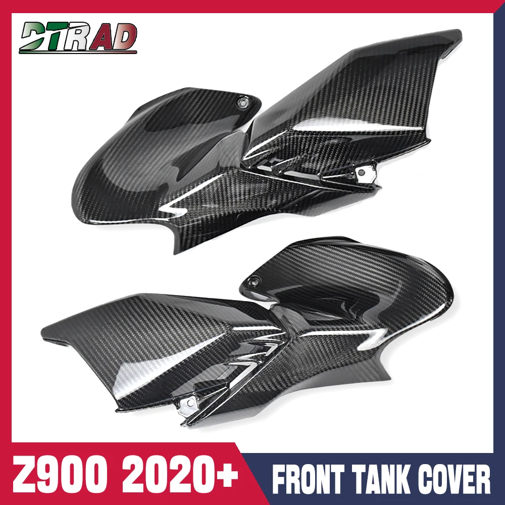 

Z-900 New For Kawasaki Z900 2020-2023 2024 Carbon Fiber Front Fuel Tank Cover Side Panels Fairing Kit Motorcycle Modified Parts