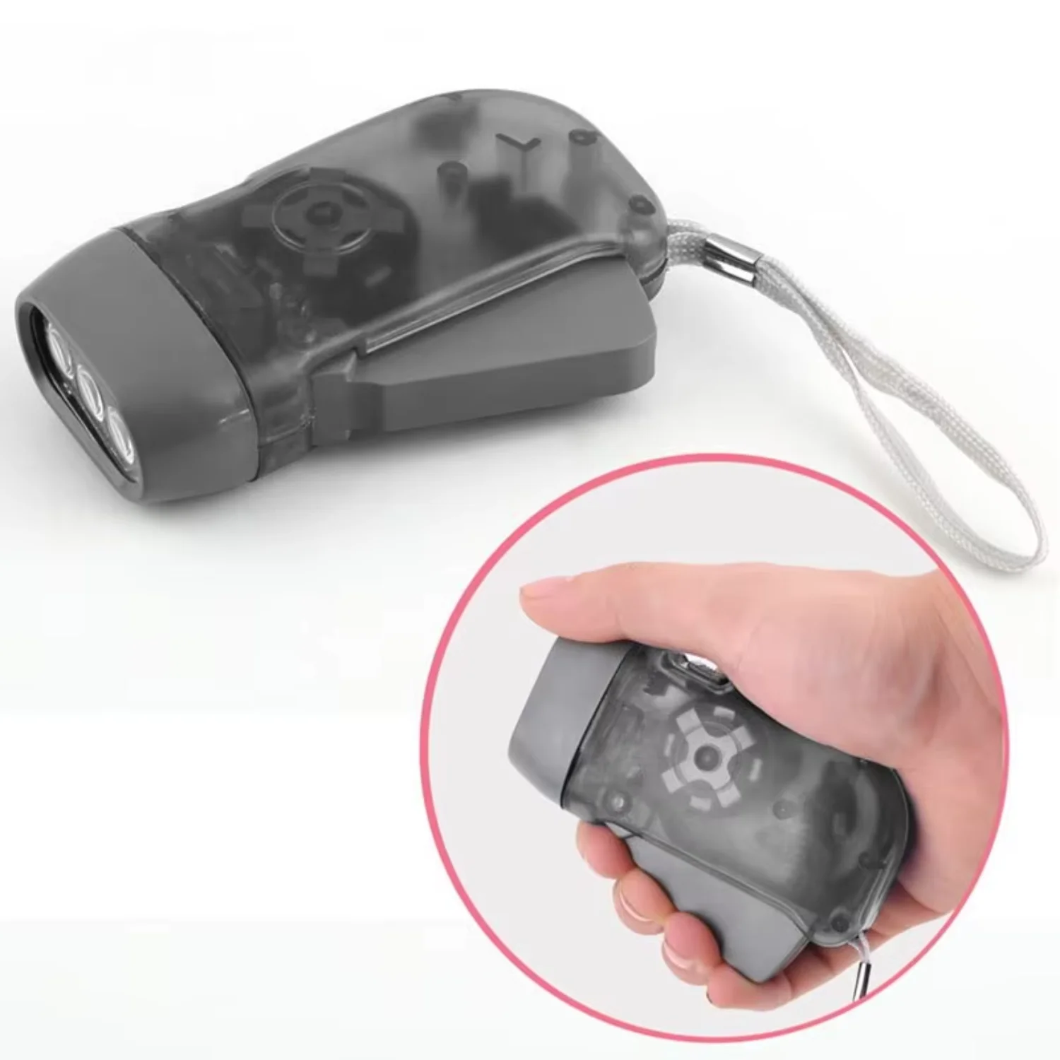 

Camping lights outdoor lights.Pressure generator crank power supply wind flashlight lamp hand pressure crank