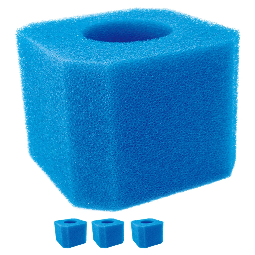 

4pcs Filter Sponge Square Replacement For Strainer Swimming Pool Filtering Tool Durable Efficient Water Purification Spa Pool