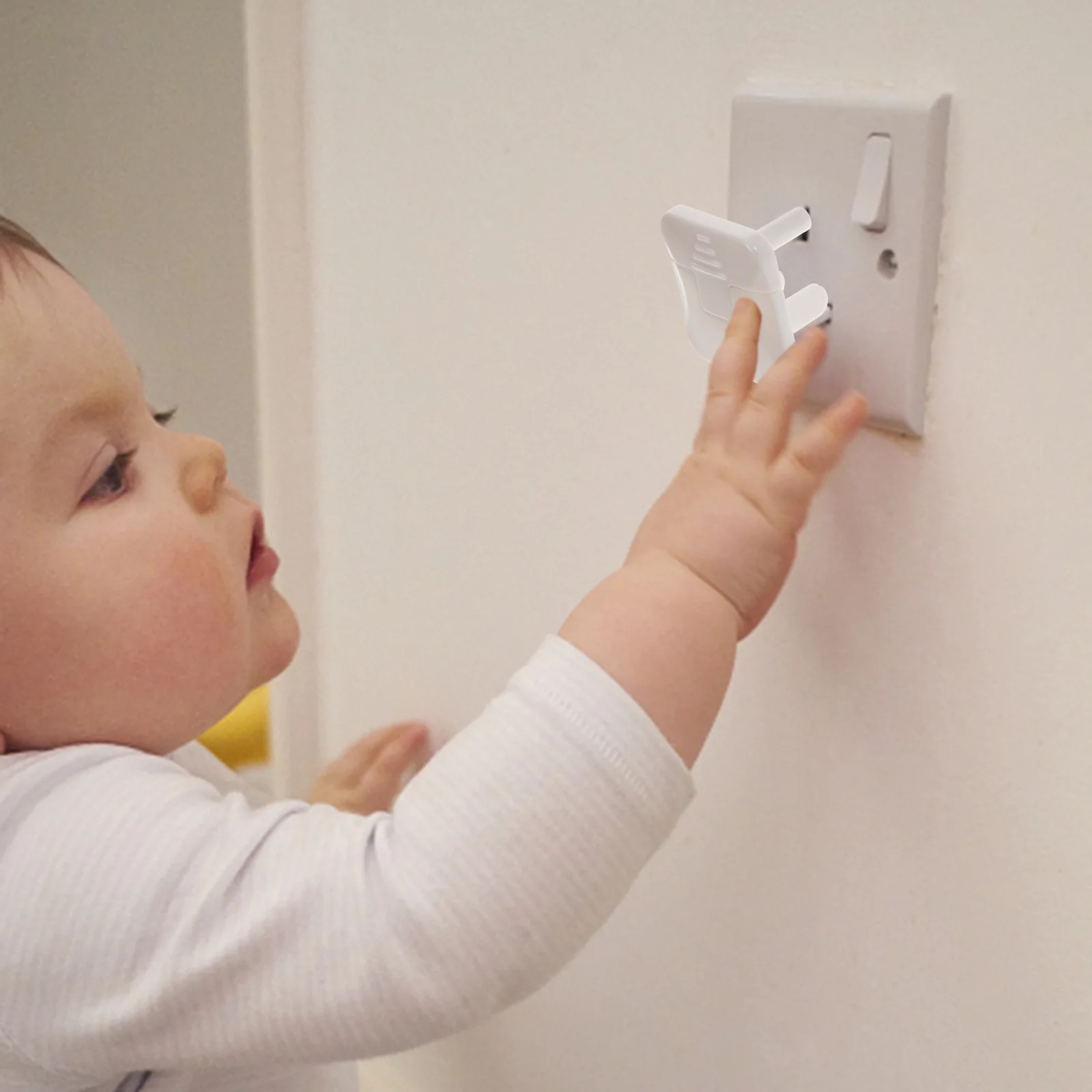 

10Pcs Child Proof Outlet Plug Covers Baby Proofing Socket Safety Caps Replacement Electrical Baby Safety Plug Cover