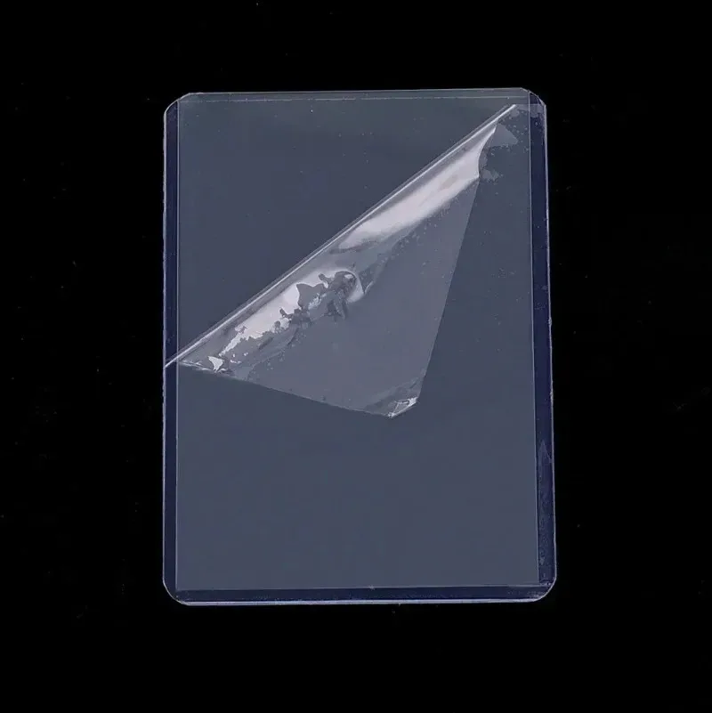 50/25/1 Uds 35PT cargadores superiores transparentes 3x4 pulgadas ídolo Kpop fundas protectoras para tarjetas fotográficas para juegos coleccionables funda porta tarjetas DIY