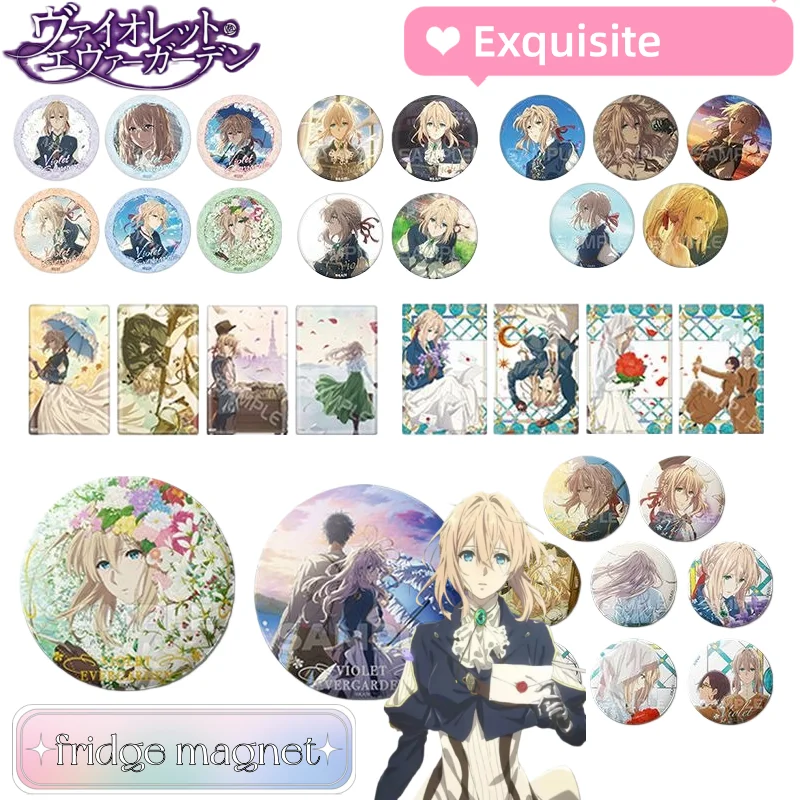 

Violet Evergarden Exquisite Creative Anime Peripheral Badge Decoration, Personalized High-Quality Cartoon Refrigerator Magnet
