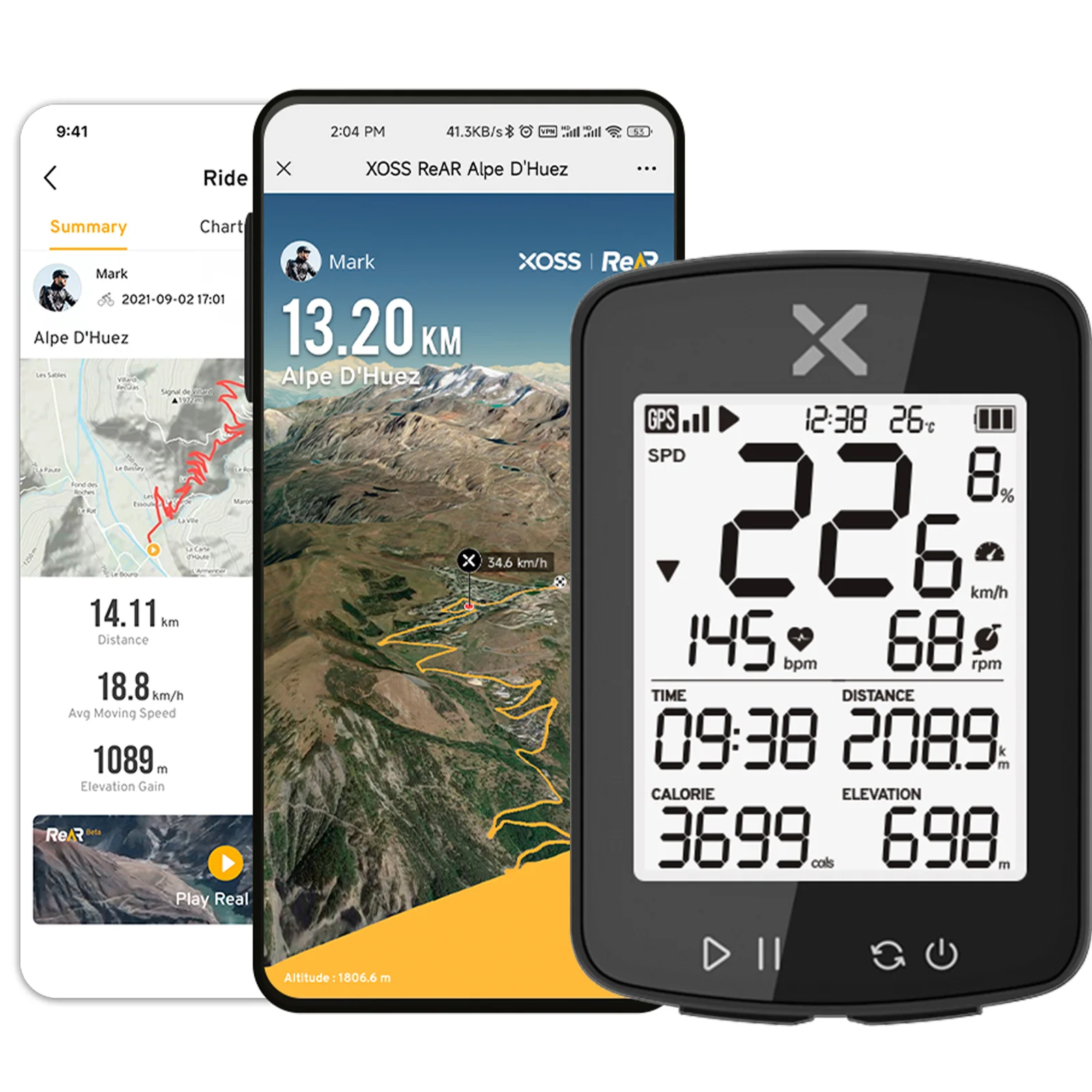 Komputer rowerowy XOSS G2 Plus ANT+ prędkość kadencji bezprzewodowy GPS prędkościomierz rowerowy GPS rower MTB wodoodporny inteligentny licznik rowerowy