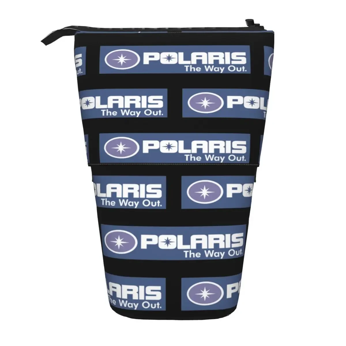 Polaris Logo Reversible Pencil Case for Studen Gifts Pen Box Pencil Bag Stationery Supplies Pen Holder Bag
