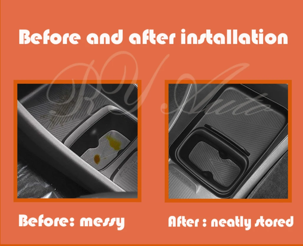Car Front Storage Box For Dongfeng Nammi Box 01 2024 2025 2026 2027 Anti-dirty Armrest Box Water Cup Organizers Auto Accessories - Image 3