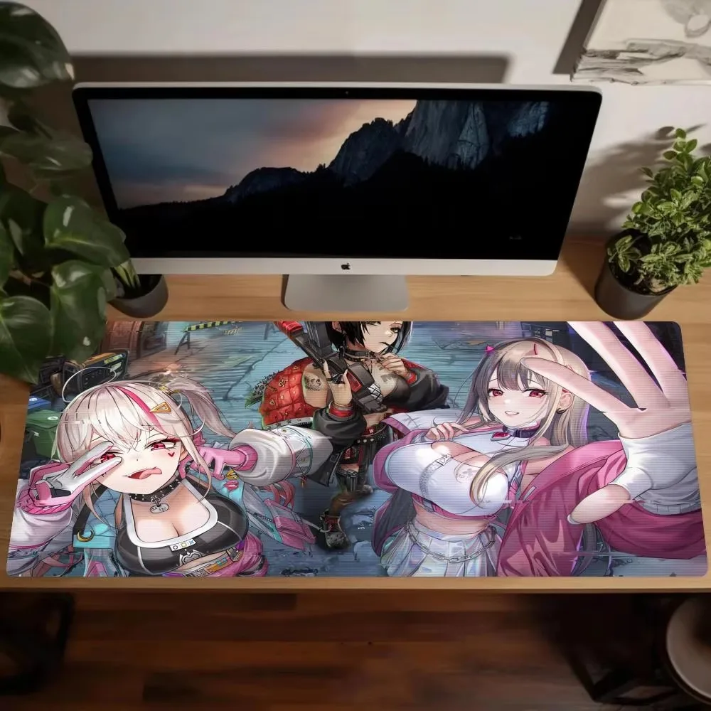 

G_goddess of V_victory N_nikke Aesthetic Anti-slip Rubber Mouse Pad All Size Edgelock 1200X600mm Kawaii Cute Keyboard Deskmat