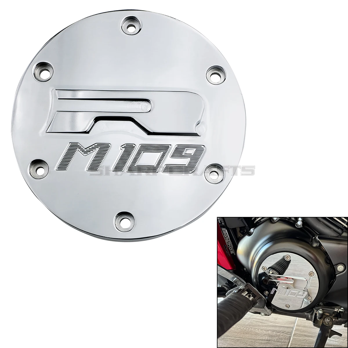 Motorcycle Parts For Suzuki Boulevard M109R VZR1800 Intruder M1800R 2006-2019 Black Derby Covers Engine Stator Guard