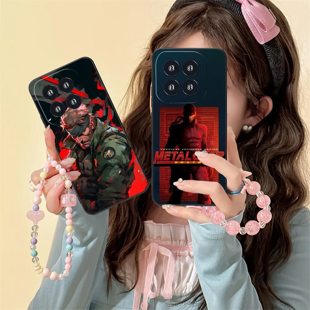 

Metal Gear Snake Eater Phone Case for Xiaomi 15 14 13 12 Mi 11 T Ultra Lite Pro S X 5G Colour Printing Protective Cover Luxury
