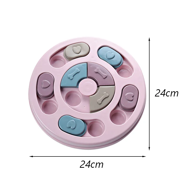 Interactive Cat Dog Puzzle Toy  Slow Food Bowls for Cats Small Dogs Kitten Pet Training Toys Improve IQ Game juguetes para gatos