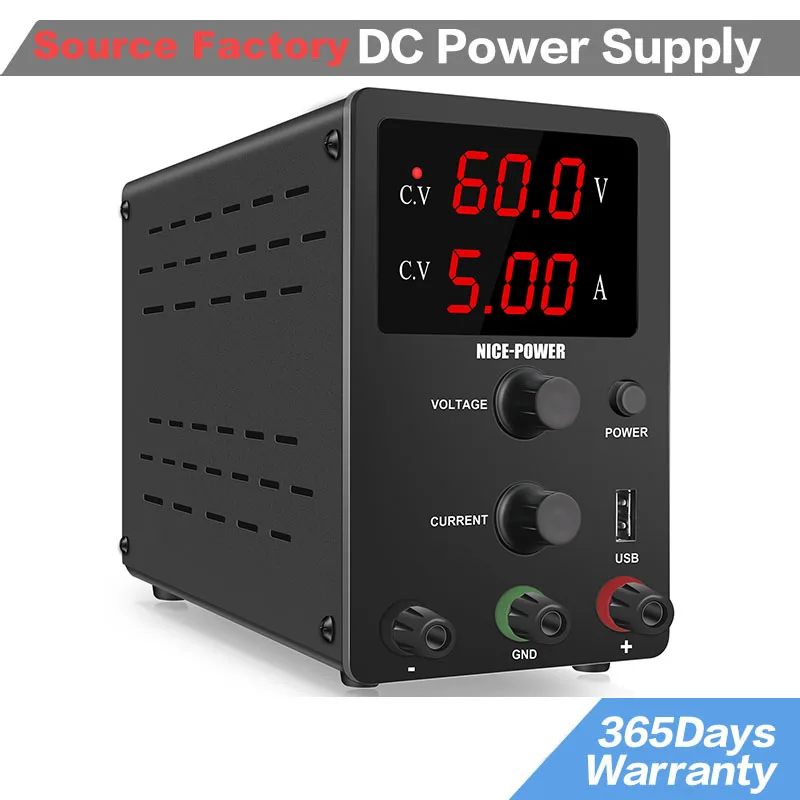 AC To DC Adjustable Laboratory Switching Power Supply 30V 60V 120V For Laptop, Mobile Phone Computer PCB Repair And Charging