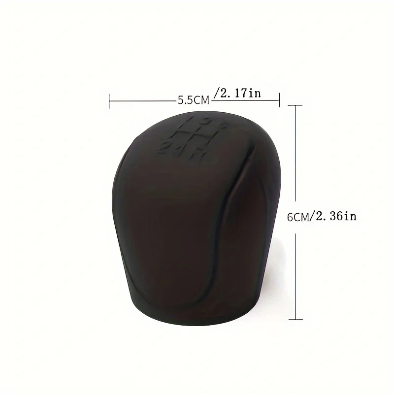 Car Silicone Gear Shift Knob Cover Gear Shift Non-Slip Grip Handle  Protective Covers Manual Car Interior Accessories