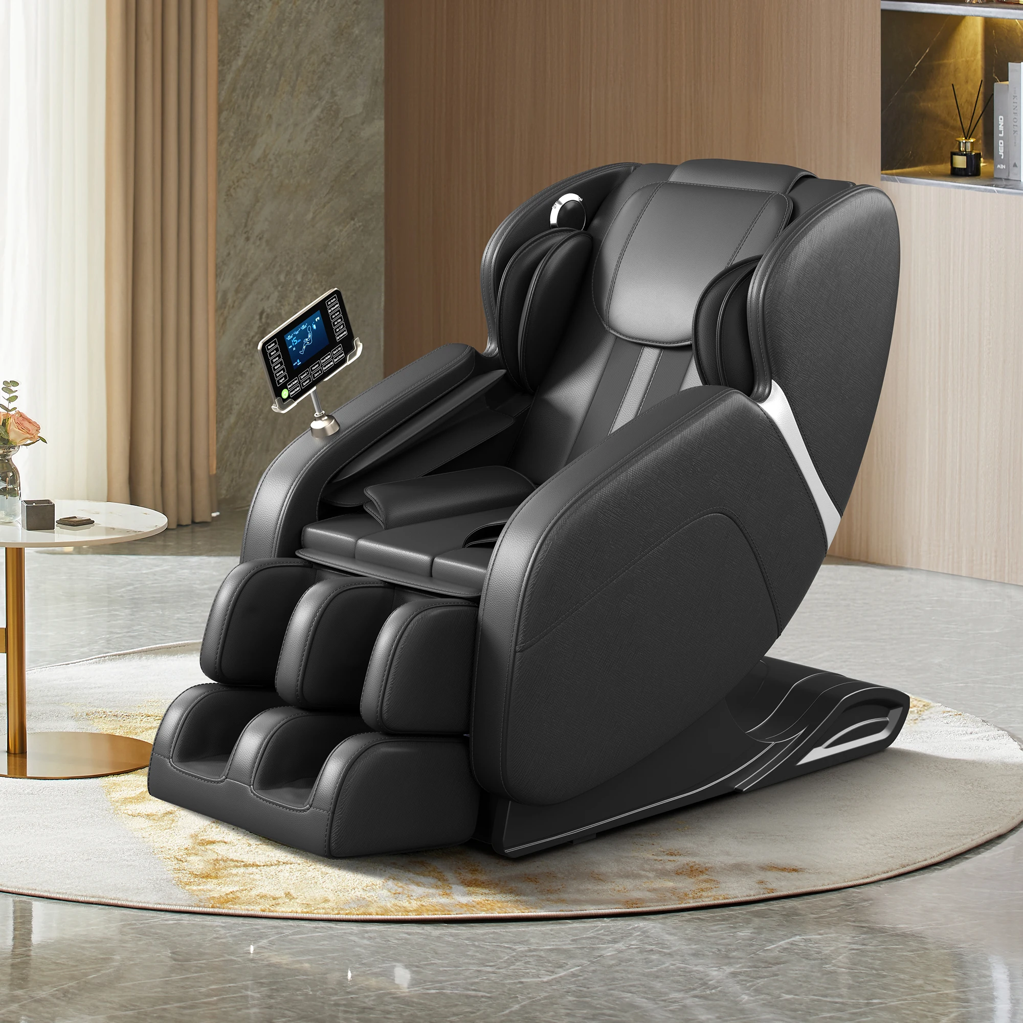 1 Year Warranty USA Local Delivery  4D Airbag Zero Gravity full body Massage Chair Home 3D Foot Roller Shiatsu Office Chair