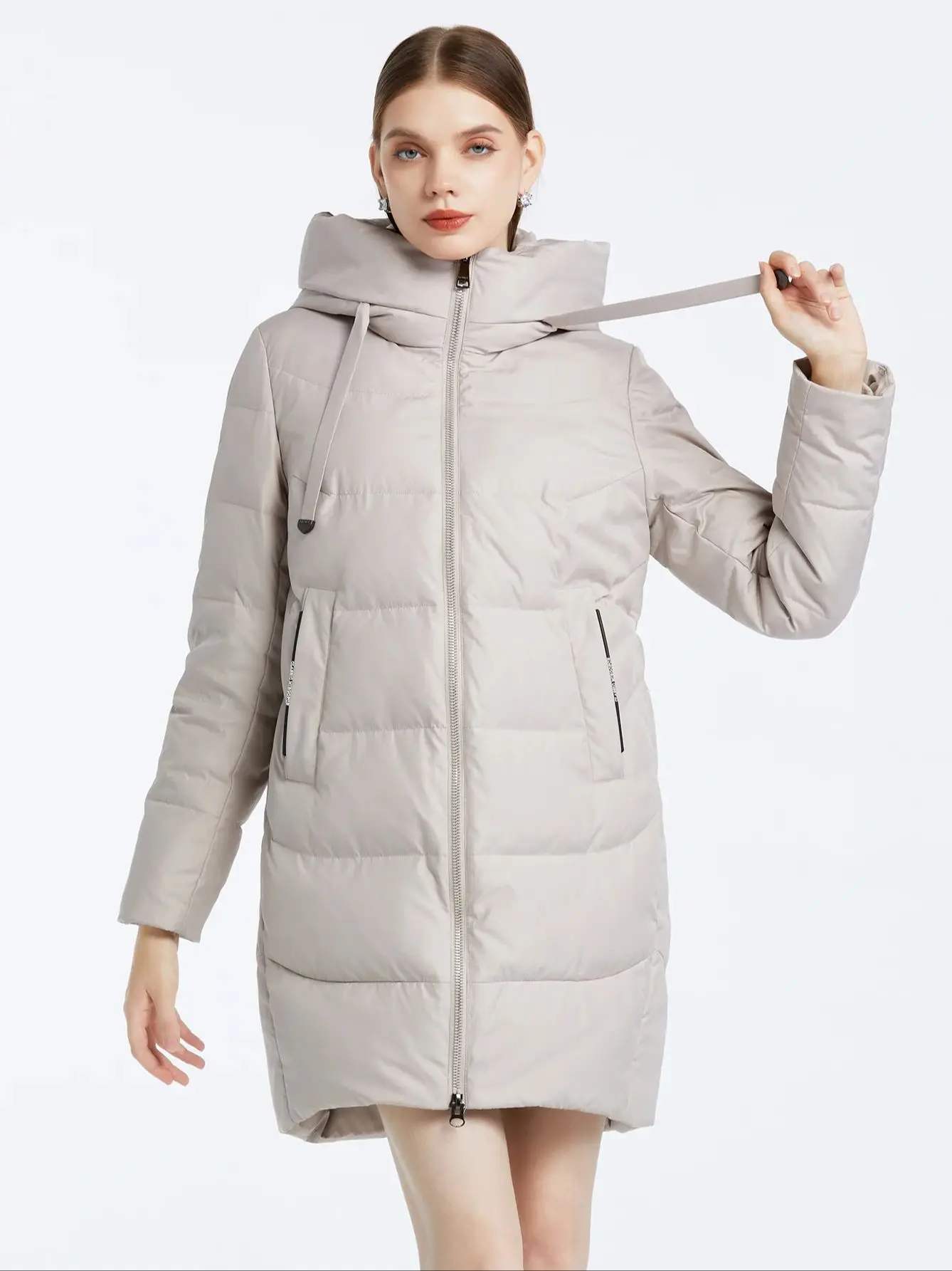 Cinemore Damen jacke Winter 2023 warme lange Parkas Kapuzen oberbekleidung Damen bekleidung Mode Daunen jacke Damen mantel Unisex