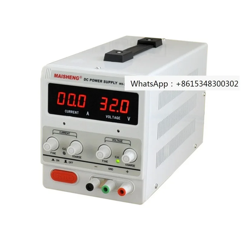 Original Maisheng MS3010D high-precision adjustable switch power supply digital display DC stabilized power supply 30V10A