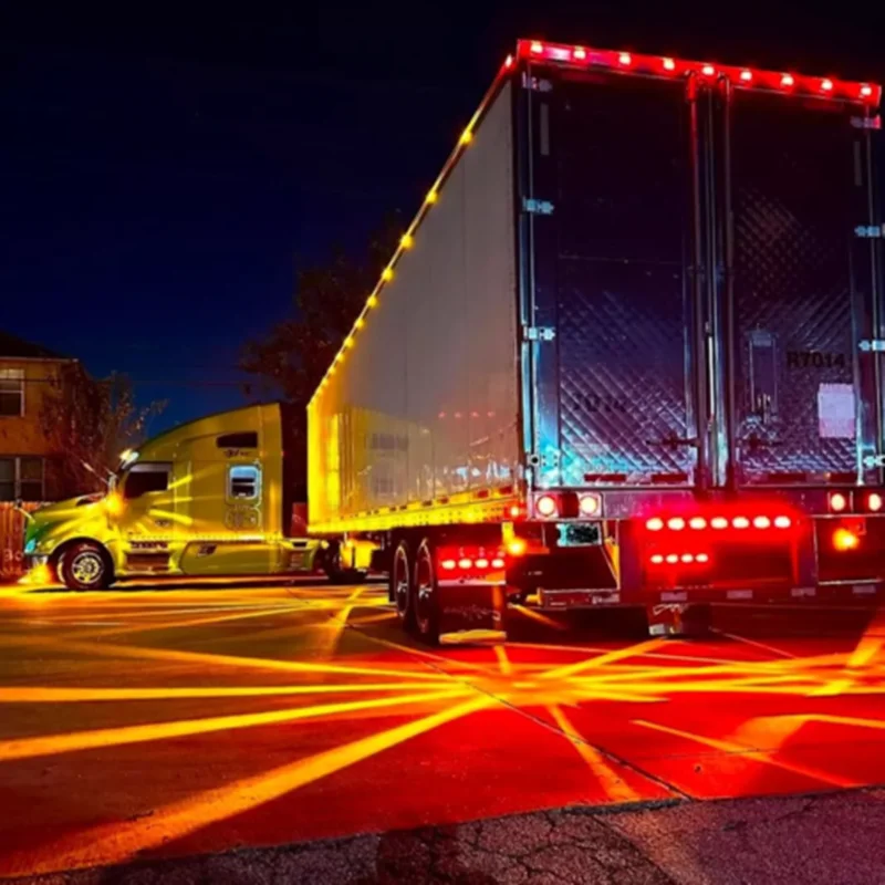 12 فولت 24 فولت مقطورات أضواء البطيخ لشبه شاحنة LED البطيخ ضوء مؤشر الإشارة الجانب ماركر مصباح مخطط الجانب ماركر