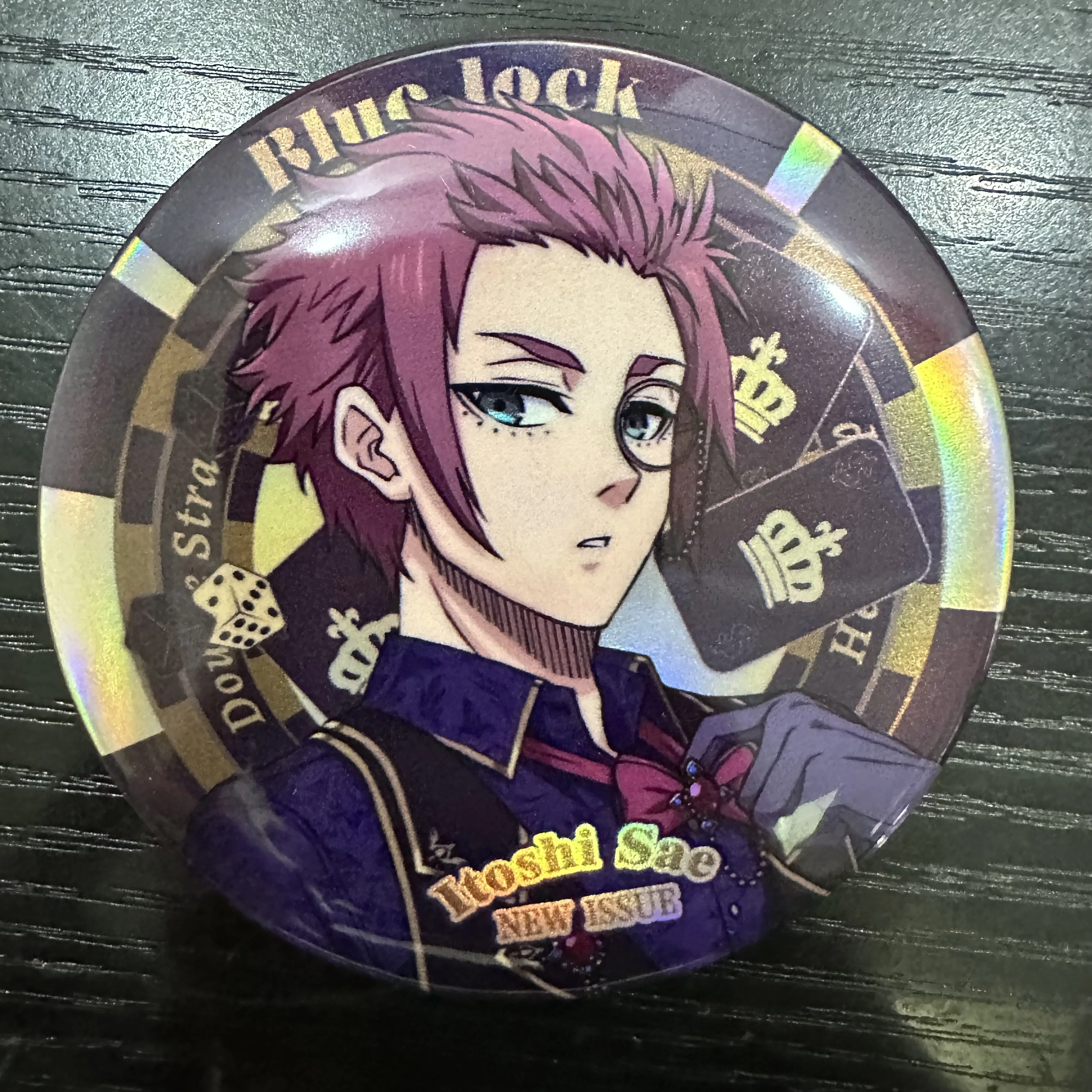 Hot Anime BLUE LOCK Figures Itoshi Sae Rin Itoshi Nagi Seishiro Cosplay Metal Badge Bag Pins Fans Christmas Gift Brooch 6CM