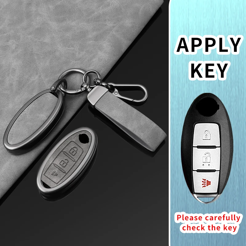 For Nissan Qashqai Juke X-Trail T31 T32 Altima Rogue Murano for Infiniti FX35 QX60 Q50 Key Case Cover Car Keyshell Holder view 3