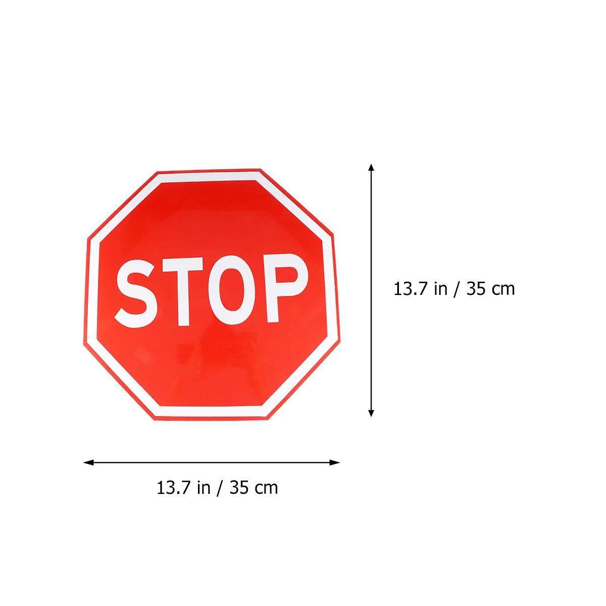 علامة توقف من الألومنيوم الفاخر، ديكور تحذير للسلامة المرورية والشارع للبار والمقهى والفندق للاستخدام الداخلي والخارجي، لافتة طريق #3