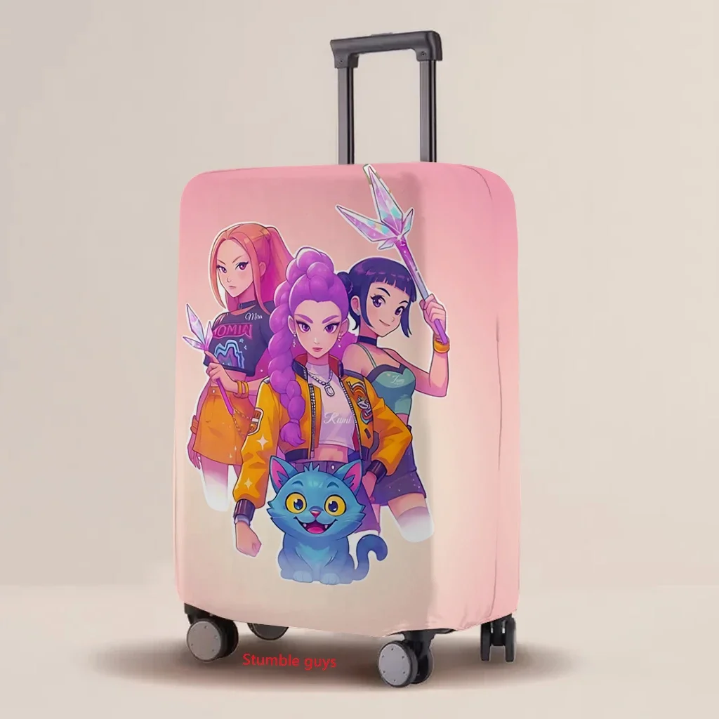 

Kpop Demon Hunters Luggage Protective Cover Elastic Cartoon Print Case Suitcase Travel Must-Have​