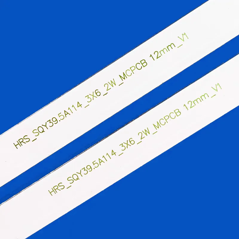 LED شريط إضاءة خلفي ل 4017ST2 HRS SQY39.5A114 3X6 2W MCPCB 12 مللي متر V1 BBK 40LEM 1071FTS2C RCA RT4038 V400HJ6 PE1 AE0110478