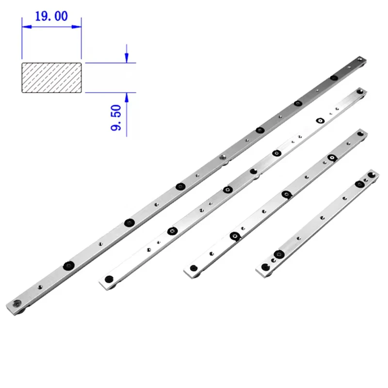 アルミ合金Tトラックスロットマイター、トラックおよびマイターバースライダー、テーブルソー、ゲージロッド、木工工具、耐久性