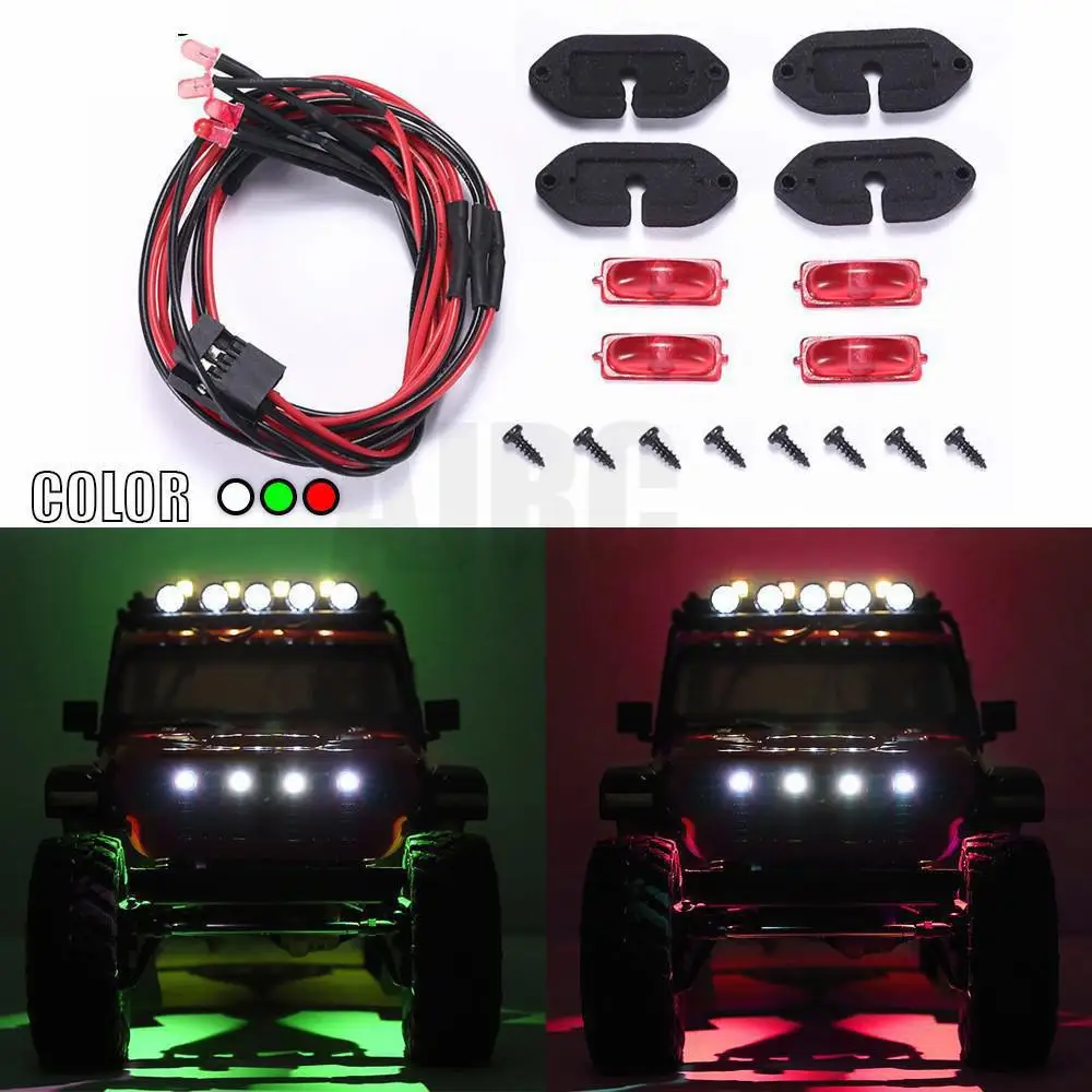 

SCX10 III Fender Lights 1/10 AXIAL JEEP Wrangler Eyebrow Chassis Atmosphere Lamp