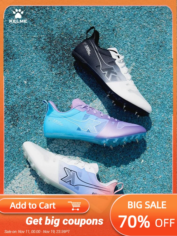

Kelme Short Running Track And Field Shoes For Male And Female Students In Professional Long Jump Competitions With Nails