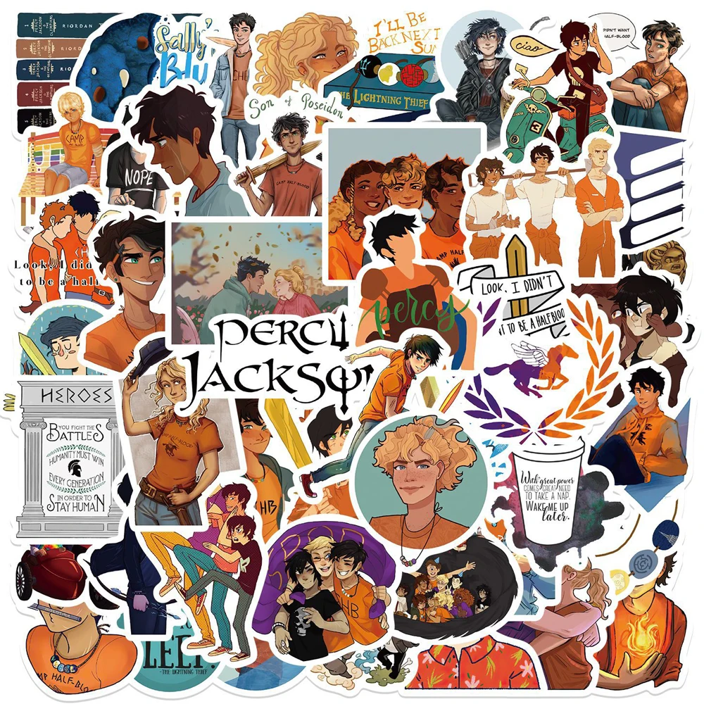 

10/30/50pcs Percy Jackson Cartoon Stickers Cool Graffiti Decals Decoration DIY Luggage Notebook Phone Graffiti Sticker Packing