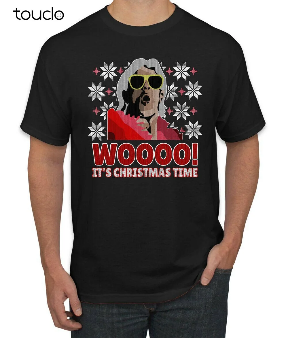 

New Ric Flair Wooo Its Christmas Time Men'S T-Shirt Unisex S-5Xl Xs-5Xl Custom Gift Short Sleeve Funny Tee Shirts