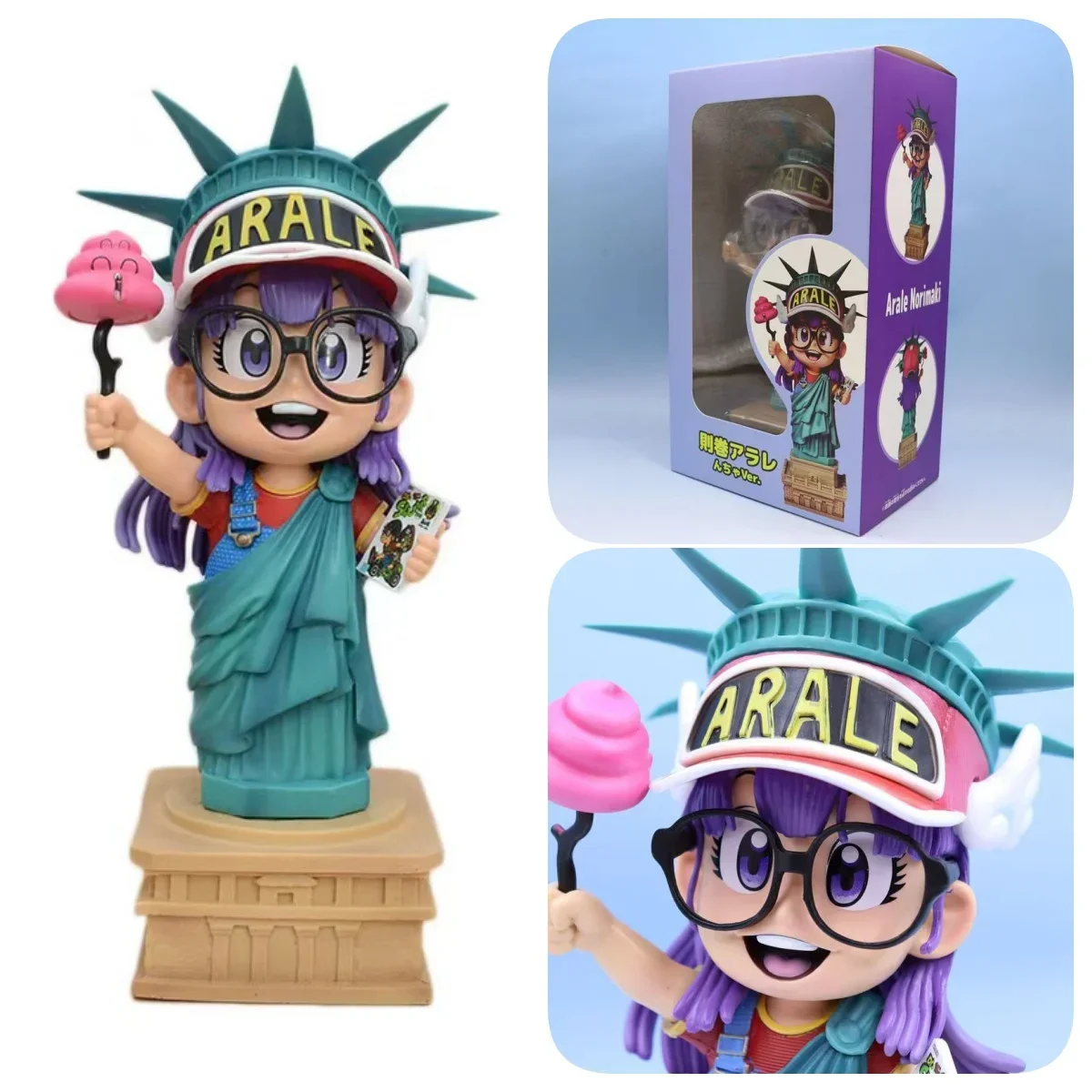 

Лидер продаж на складе Arale, фигурка статуи Свободы для косплея-Dragon Ball Akira Toriyama, Коллекционная аниме-модель, подарок на фестиваль