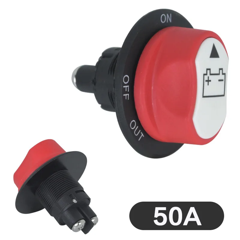 Rv battery switch 50A/100A/300A Yacht power control switch Motorcycle car battery switch