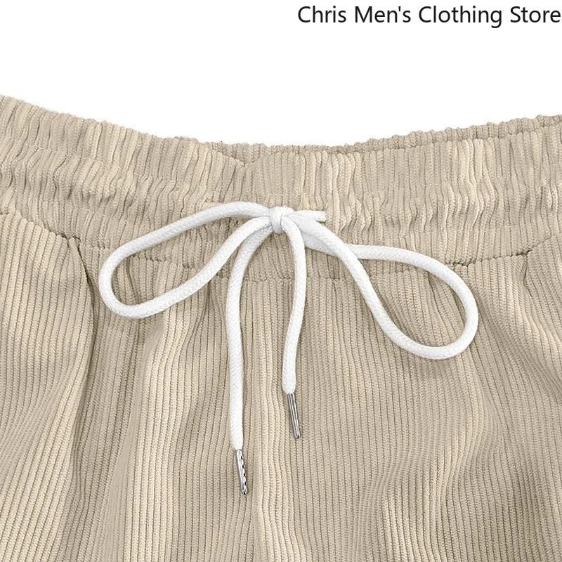

Loose Trendy Beach Vacation Sports Shorts【Quick Delivery in Stock Multiple Colors Available】Summer Men's Corduroy Casual Shorts