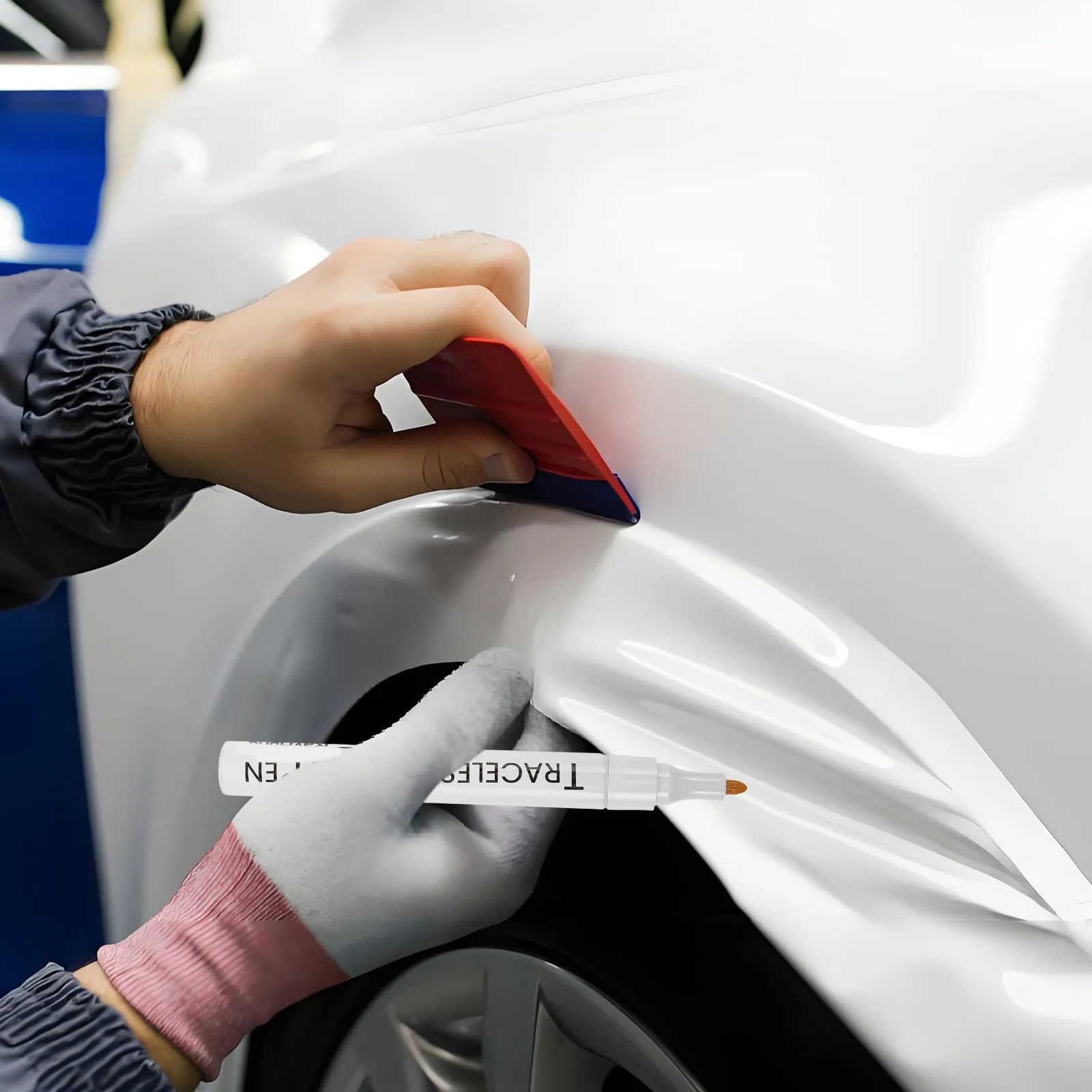 

Automotive Touch-Up Pen Car Paint Scratch Remover Precision Tip Portable -Up Paint for Vehicles Color Matching