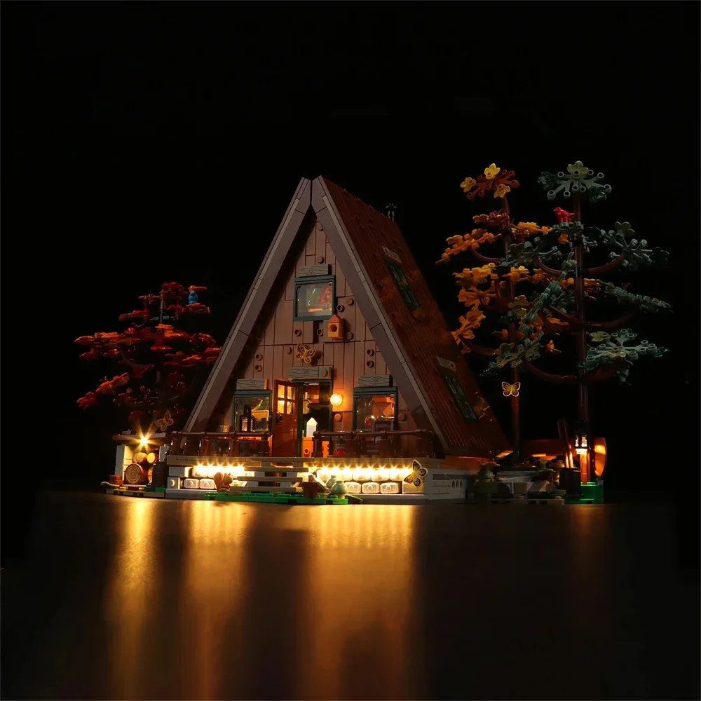 

21338 A-Frame Cabin Ideas Creator Lighting Set Not Include Building Blocks (Only Led Light Kit)