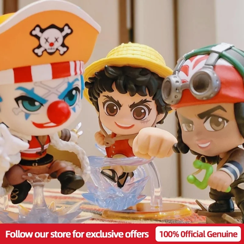

Genuine Hot Toys One Piece COSBI Mini Figure Blind Box Luffy & Chopper, Anime Collectible Desktop Decor Figure Toy & Gift