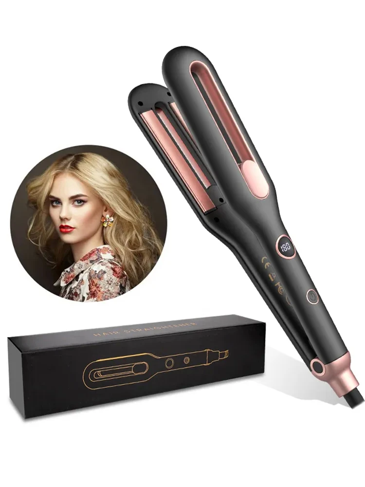 مكواة فرد الشعر المسطحة المحمولة 2 في 1، تسخين المنزل، أداة فرد الشعر الكهربائية، أدوات تصفيف الشعر