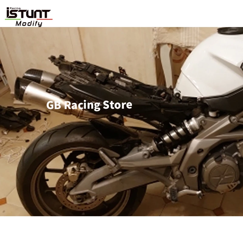 For Aprilia Dorsoduro 750 2008-2016 SMV750 SMV 750 Full System Motorcycle Exhaust Escape Moto Double Carbon Muffler DB killer