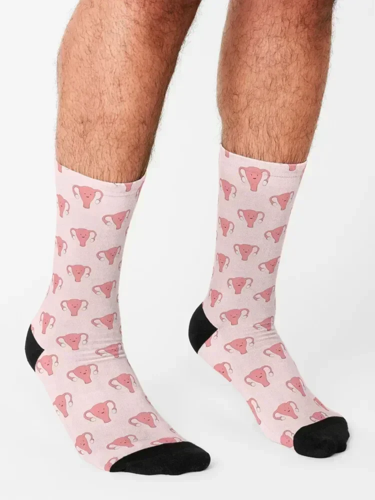 Uterus Series - Happy Womb Day Socks Novelties cotton hiking sports and leisure Girl'S Socks Men's