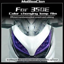 For ZONTES 350E headlight film taillight film instrument film rearview mirror modification sticker