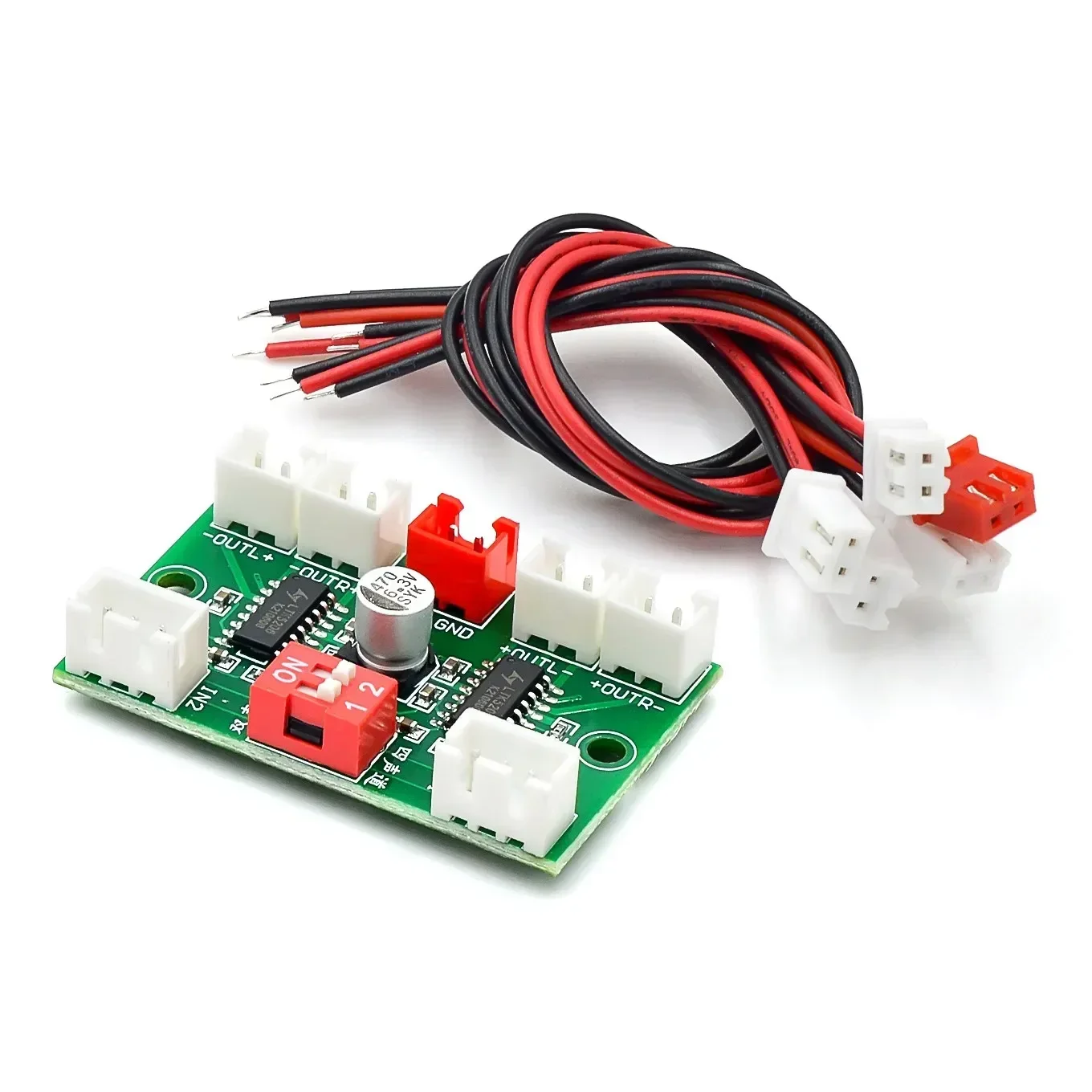 NEW XH-A156 PAM8403 Digital Audio Amplifier Board DC 5V 3W*4 4 Channel AMP with Cable For Laptop Desk Speaker