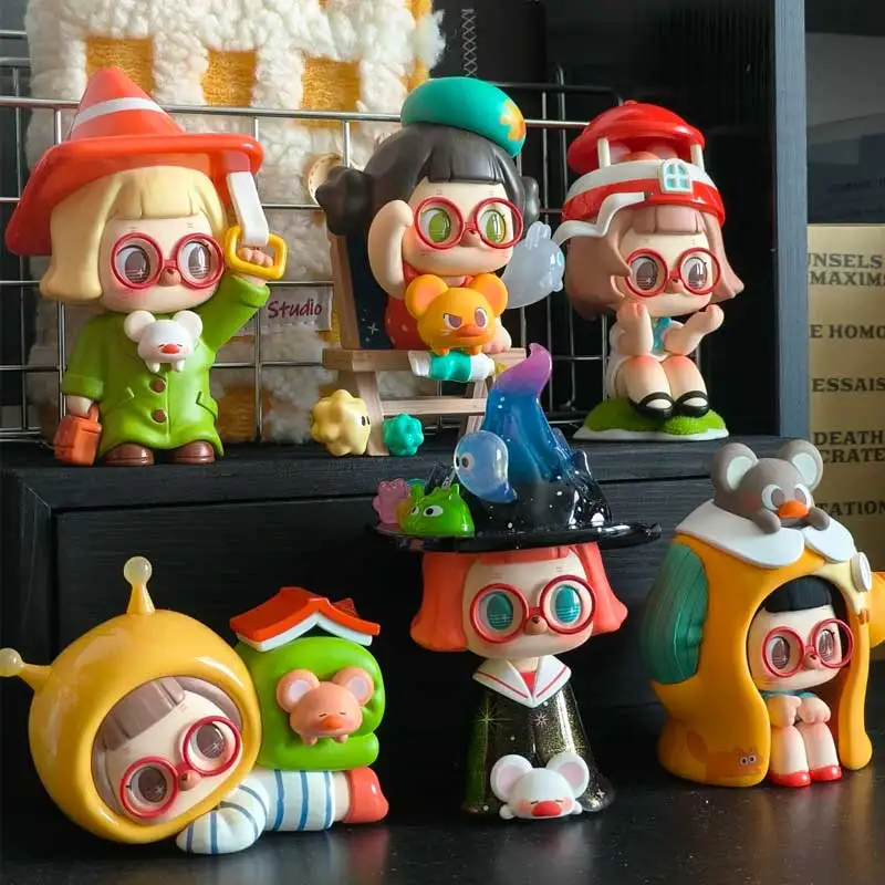 Handgemaakte kleine Peibu-ornamenten Leuke vrouwelijke geschenken Trendy accessoire Fantasierijke ideeën Blind Box Capsule-speelgoed voor animatiefans