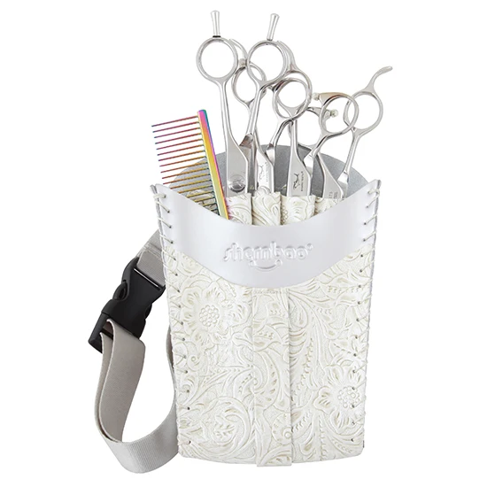 

Shernbao SB-101 Dog Pet Grooming Tool Case Leather Scissors Bag，only A Bag, No Scissors.