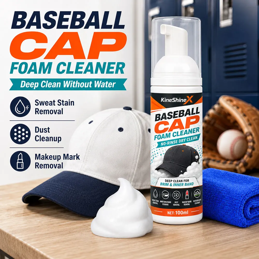Kit profesional para el cuidado de gorras, fácil de usar: simplemente rocíe, limpie y seque. Cómo eliminar las manchas de la ropa exterior
