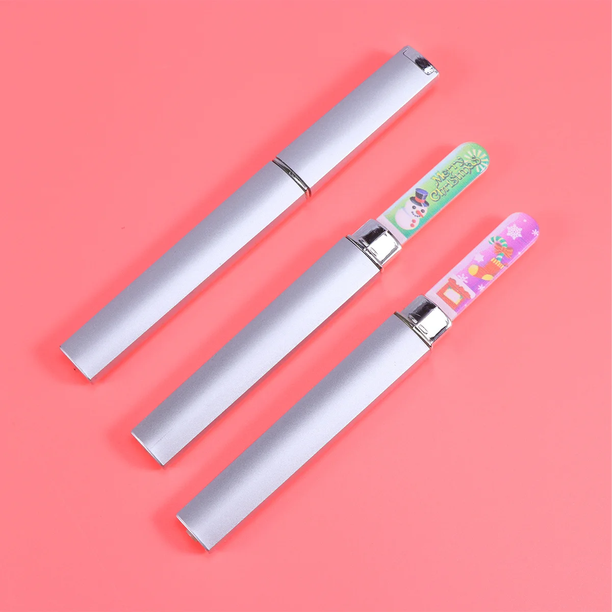 5 قطع من مبرد الأظافر الزجاجية، هدية مثالية لعيد الميلاد، مجموعة عازلة للأظافر لتشكيل تلميع الأظافر الطبيعية المزيفة، سهلة الاستخدام #4