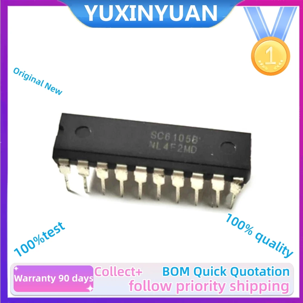 10PCs And Nwe Original  SC6105B SC6105 6105B 6105 DIP IC YUXINYUAN In Stock100%Test