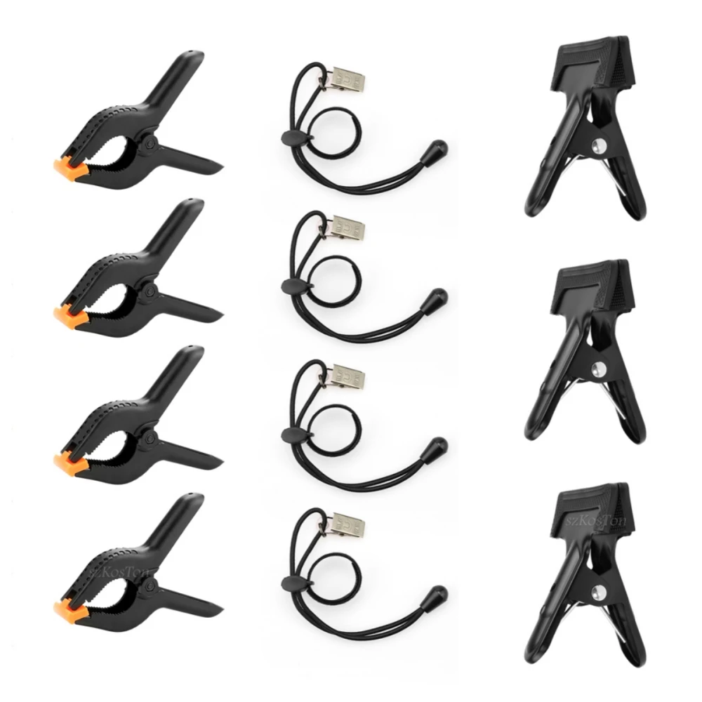 Durable Background Clips Backdrop Spring Clamp for Muslin Holder Crossbar Backdrop Cloth Photo Studio Kits