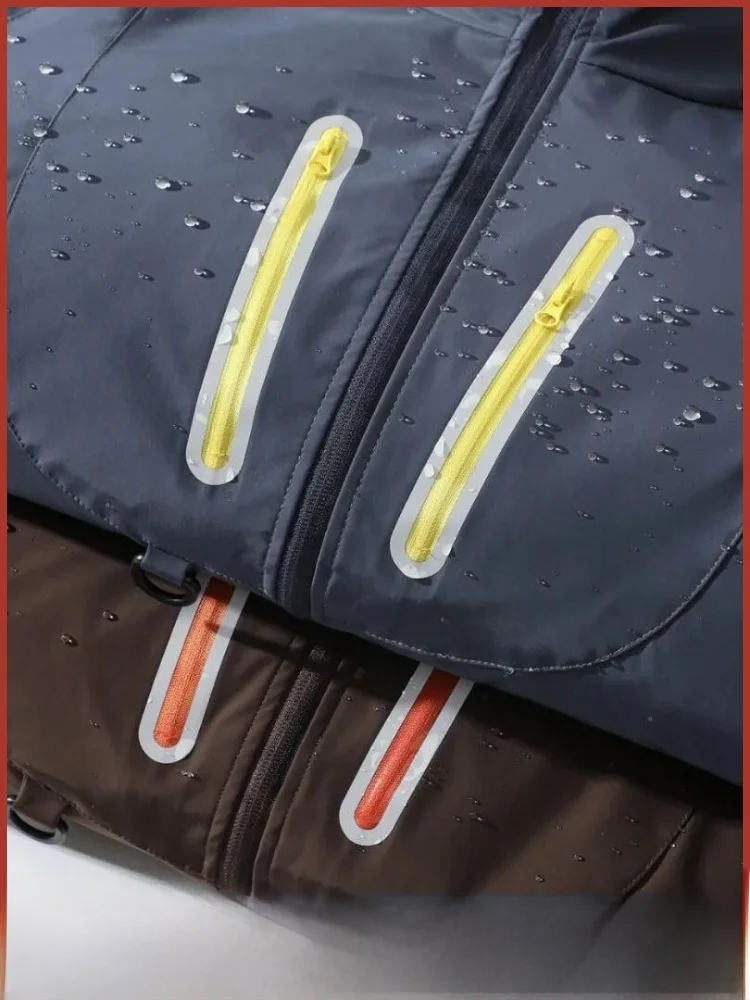 

High-End Men's down Jaet Thi Du down High Loosen Stand Collar Outdoor Windproof Waterproof Autumn Winter Coat